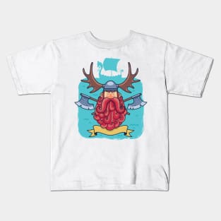 Viking Portrait Kids T-Shirt